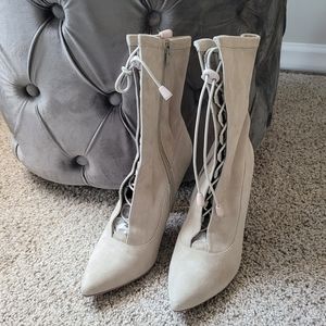 SOLD Lace-up Booties